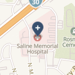Saline Memorial Hospital on map