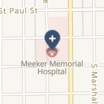 Meeker Memorial Hospital on map