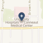 University Hospitals Conneaut Medical Center on map