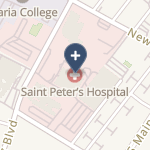 St Peter's Hospital on map