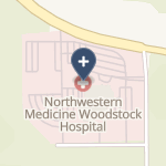 Centegra Health System - Woodstock Hospital on map