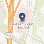 Oakleaf Surgical Hospital on map