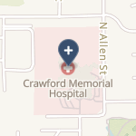 Crawford Memorial Hospital on map