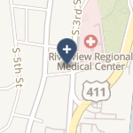 Riverview Regional Medical Center on map