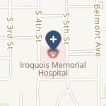 Iroquois Memorial Hospital on map