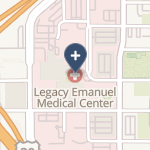 Legacy Emanuel Medical Center on map