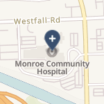 Monroe Community Hospital on map