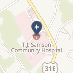 T j Samson Community Hospital on map