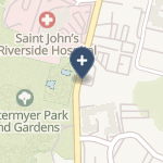St John's Riverside Hospital on map