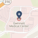 Gwinnett Medical Center on map