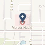 Mercer County Joint Township Community Hospital on map