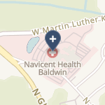 Navicent Health Baldwin on map