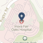 Inova Fair Oaks Hospital on map