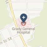 Grady General Hospital on map