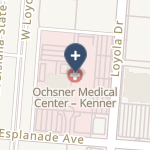 Ochsner Medical Center-Kenner on map