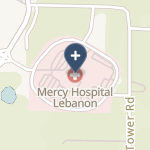 Mercy Hospital Lebanon on map