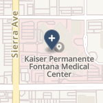 Kaiser Foundation Hospital Fontana on map