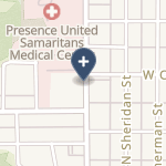 Presence United Samaritans Medical Center on map