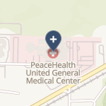 Peacehealth United General Medical Center on map