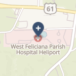 West Feliciana Parish Hospital on map