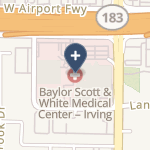 Baylor Medical Center At Irving on map
