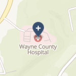 Wayne County Hospital on map