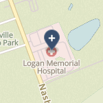 Logan Memorial Hospital on map