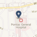 Pontiac General Hospital on map