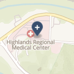 Highlands Regional Medical Center on map