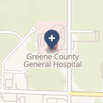 Greene County General Hospital on map