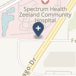 Spectrum Health Zeeland Community Hospital on map