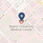 Baylor University Medical Center on map