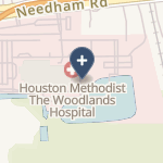 Houston Methodist The Woodlands Hospital on map