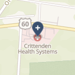Crittenden Health System on map