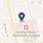 Rolling Plains Memorial Hospital on map