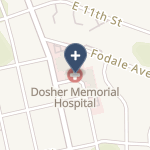 J Arthur Dosher Memorial Hospital on map