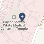 Baylor Scott & White Medical Center - Temple on map