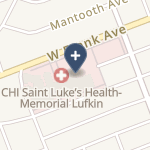 Chi St Lukes Health Memorial Lufkin on map