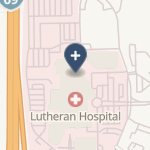 The Orthopaedic Hospital Of Lutheran Health Networ on map