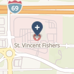 St Vincent Fishers Hospital Inc on map