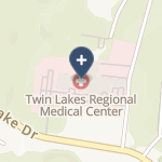 Twin Lakes Regional Medical Center on map