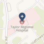 Taylor Regional Hospital on map
