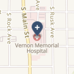 Vernon Memorial Hospital on map