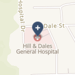 Hills & Dales General Hospital on map