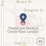 Thedacare Medical Center New London on map