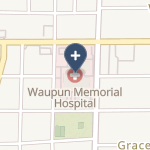 Waupun Memorial Hospital on map