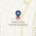 Avera Holy Family Hospital on map