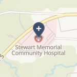 Stewart Memorial Community Hospital on map