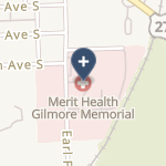 Gilmore Memorial Hospital on map