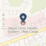 Mayo Clinic Health System-Red Cedar on map